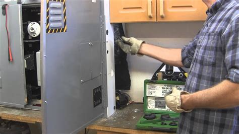 how to make a hole for wiring in electrical box|cutting holes in electrical box.